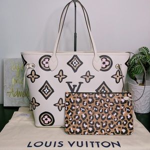 <SOLD> Louis Vuitton Wild at Heart Neverfull MM
